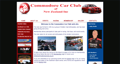 Desktop Screenshot of commodorecarclub.org.nz